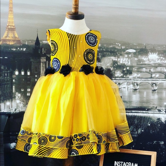 African Ankara ready to wear for toddler girl. - Picture 3 of 7